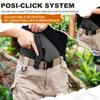 WARRORLAND IWB Kydex Holster Optics Cut: Springfield Armory Hellcat Pro Pistol, Inside Waistband Appendix Carry Holster, Adj. Retention & Cant, Right Hand view 4