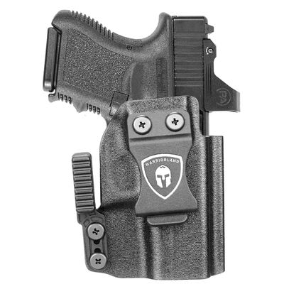 WARRIORLAND IWB Kydex Holster with Claw Attachment and Optic Cut Fit G26 Gen 1-5 / G27 & G33 Gen 3-4 Pistol, Inside Waistband Appendix Carry G26 Holster, Adj. Cant & Retention, Right Hand