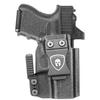 WARRIORLAND IWB Kydex Holster with Claw Attachment and Optic Cut Fit G26 Gen 1-5 / G27 & G33 Gen 3-4 Pistol, Inside Waistband Appendix Carry G26 Holster, Adj. Cant & Retention, Right Hand view 1