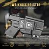 WARRIORLAND IWB Kydex Holster with Claw Attachment and Optic Cut Fit G26 Gen 1-5 / G27 & G33 Gen 3-4 Pistol, Inside Waistband Appendix Carry G26 Holster, Adj. Cant & Retention, Right Hand view 2