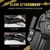 WARRIORLAND IWB Kydex Holster with Claw Attachment and Optic Cut Fit G26 Gen 1-5 / G27 & G33 Gen 3-4 Pistol, Inside Waistband Appendix Carry G26 Holster, Adj. Cant & Retention, Right Hand view 4