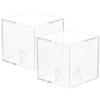 VOSAREA 2pcs High- Acrylic Baseball Display Case Dustproof Storage Box for Collecting Showcasing Sports Balls for Memorabilia Home Decor view 1
