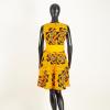 African Dresses for Women Ankara Print Sleeveless A-line Dress with Belt Dashiki Casual Party Wedding 649-9 3XL view 4