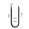 BEUTEE Wall Rack Surfboard Shortboards Hanger Parts Tools Storage Holder Display Stand for Bathroom Surfboard Fixing Wall Hook (Size : A) view 2