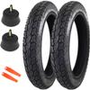MAKELEN 2 Pack E-Bike Tire Kids Bike Tire 14x2.125 with 2 Tubes Strong Grip Compatible Replacement Bicycle Tire for Electrc Bicycle Black view 1