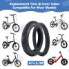 MAKELEN 2 Pack E-Bike Tire Kids Bike Tire 14x2.125 with 2 Tubes Strong Grip Compatible Replacement Bicycle Tire for Electrc Bicycle Black view 2