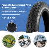 MAKELEN 2 Pack E-Bike Tire Kids Bike Tire 14x2.125 with 2 Tubes Strong Grip Compatible Replacement Bicycle Tire for Electrc Bicycle Black view 3