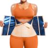 TrainingGirl Waist Trainer for Women Lower Belly Waist Trimmer Corset Tummy Wrap Workout Sweat Belt Band Sports Sauna Suit view 1