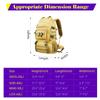 Uxney Waterproof Backpack Rain Cover with Reflective Strip for Mountaineering, Traveling, Cycling, Camping and Outdoor(Dark Blue,S view 2
