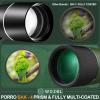 WOZEL 25-75x80 Spotting Scope with Tripod - Phone Adapter & Carrying Bag Included, HD BAK4 Prism Waterproof Spotter Scope for Target Shooting, Bird Watching & Wildlife Viewing view 3