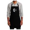 Detroit Motown Apron for chefs, bakers, and other professionals 22" W x 30" L Cotton Poly Blend Two Pockets Adjustable Neck Strap view 1