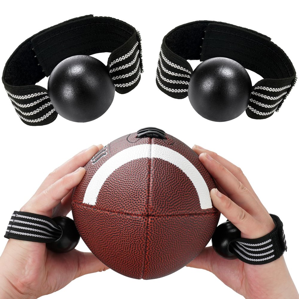 Nezylaf Football Catching Trainer, Football accessories,Rugby Football Catching Receiver Trainers, Football Receiving Training, Volleyball Catching Training Hand Strap Beginner Practice Fingertip