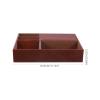 Cabilock Multi-grid Pu Leather Jewelry Storage Organizer for Nightstand Case for Necklaces Earrings Watches and More for Use view 2