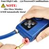 Chain Lock for Bike with Alarm, Y787 Smart Alarm Lock AntiTheft Motorcycle Chain Lock for Scooter/Stroller/Gate Blue view 2