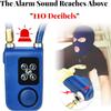 Chain Lock for Bike with Alarm, Y787 Smart Alarm Lock AntiTheft Motorcycle Chain Lock for Scooter/Stroller/Gate Blue view 3