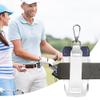 Scott Edward Golf Ball Waist Bag, Portable Leather Golf Ball Storage Bag Holder, Golfer Mini Waist Pouch, Golf Ball Carry Pouch with Tee Holder, Buckle, Clip for Women Men Belt Golf, Golf Gift view 4