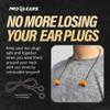 Pro Ears Audiomorphic Earplugs, Shooting Ear Protection, Noise Canceling Earbuds, Hearing Protection, Concert Ear Plugs, Carrying Case Included, Orange (Small) view 3
