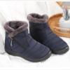 Ladmiple Womens Winter Boots Size 9 Wide Womens Mens Snow Boots Winter Shoes Slip On Ankle Booties Anti-Slip Water Resistant Fully Fur Lined Outdoor Sneakers view 2