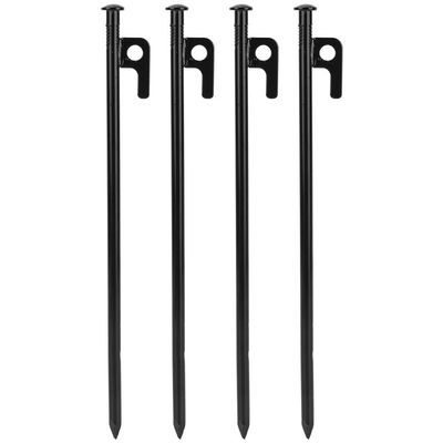 4Pcs Camping Tent Peg Heavy Duty Steel Tent Stakes Raised Design Outdoor Travel Camping Beach Tent Pegs for Car Camping,Tarp,Shade Tent, Picnic(20cm/7.87in)