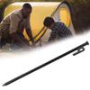 4Pcs Camping Tent Peg Heavy Duty Steel Tent Stakes Raised Design Outdoor Travel Camping Beach Tent Pegs for Car Camping,Tarp,Shade Tent, Picnic(20cm/7.87in) view 2
