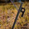 4Pcs Camping Tent Peg Heavy Duty Steel Tent Stakes Raised Design Outdoor Travel Camping Beach Tent Pegs for Car Camping,Tarp,Shade Tent, Picnic(20cm/7.87in) view 3