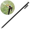 4Pcs Camping Tent Peg Heavy Duty Steel Tent Stakes Raised Design Outdoor Travel Camping Beach Tent Pegs for Car Camping,Tarp,Shade Tent, Picnic(20cm/7.87in) view 4