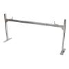 LOHISHILO Truck Rack, Extendable Truck Ladder Rack, Adjustable Trailer Rack (3.94 * 5.90ft), 800 lbs Capacity Steel Ladder Rack for Transporting Wood, Kayaks, Surfboards, Ladders, Lumbers, Tents view 1
