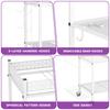 VOPEAK Yoga Mat Storage Rack, Home Gym Storage Rack Yoga Mat Holder, Workout Storage for Yoga Mat, Foam Roller, Gym Organizer Gym Equipment Storage for Home Exercise and Fitness Gear (Metal) view 4