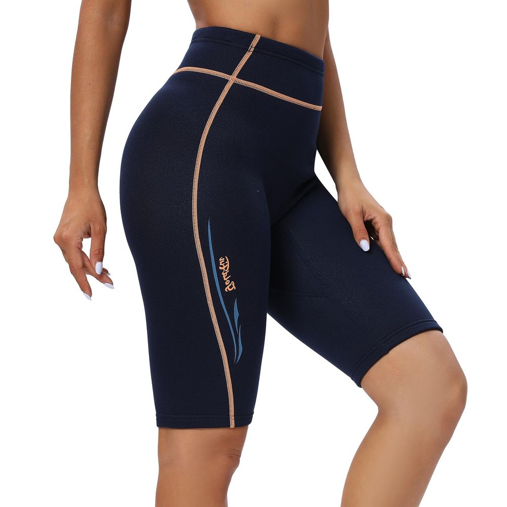 GoldFin Wetsuit Shorts for Women, 2mm Neoprene Short Wetsuit for Water Sports Surfing Diving Swimming Kayaking
