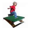 YLQFGUVWK Children's Gymnastics Springboard, Hardwood Gymnastics Springboard with 4 Springs, Vault Training Gymnastics Equipment with Anti-Slip Felt and Foot Pads view 1