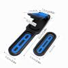 AcxdJnye Wall Mount Bike Storage Rack Vertical Wheel Hung Cycle Storage Cycling Wall Mounted Holder Hook Rack with Tire Tray Bike Hook Bike Rack for Garage Bycicle Holder or Home-Blue view 2