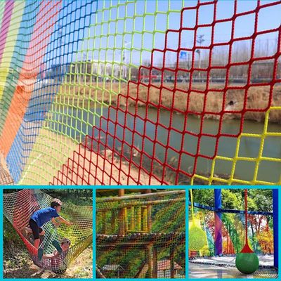 Bunifa Climbing Cargo Net for Kids Outdoor Balcony Safety Rope Netting - Playground, Stairway Railing Protection for Children, Pets, Toys - Knotless Polyester Sports Netting