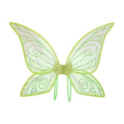 YiZYiF Kids Adult Fairy Wings Dress Up Sparkly Butterfly Wings Princess Angel Wings for Halloween Birthday Christmas Party Green One Size