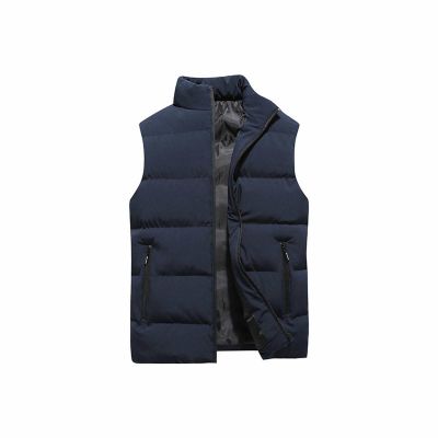 xoxingysm Men's Delta Ridge Down Jacket Recycled Polyester Mid-Length Hooded Puffer Insulated Puffy Coat for Snow Ski Hiking Travel(Dark Blue,Large)