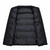 xoxingysm Men's Delta Ridge Down Jacket Recycled Polyester Mid-Length Hooded Puffer Insulated Puffy Coat for Snow Ski Hiking Travel(Dark Blue,Large) view 2