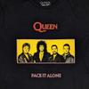 Men's Queen Face It Alone Panel T-Shirt Medium Black view 3