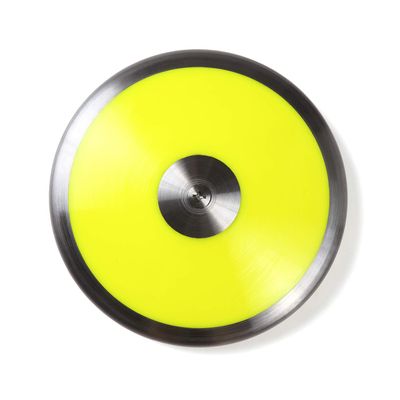 Village Variety Discus for Practice Nylon, Track and Field Throwing Discus 1kg 1.5kg 1.75kg 2kg 2.25kg 2.5kg(Yellow 2.2lbs(1kg))