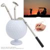 MUNEFE Model Pen Holder, Mini Desktop Pen Holder, Plastic er Soenir Set with 3 Pens for Office Home Decoration ift view 3