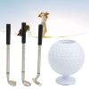 MUNEFE Model Pen Holder, Mini Desktop Pen Holder, Plastic er Soenir Set with 3 Pens for Office Home Decoration ift view 4