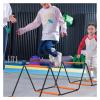 YXXSDP Speed Training Hurdles for Kids, School Lightweight Agility Obstacle Training Set, Professional Compact Sports Practice Equipment, (Size : 12 Grid-4.8m/15.7ft) view 1
