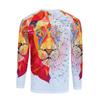 Cycling Jersey MenMTB T Shirt Long Sleeve Youth Off-Road Motorcycle Jersey Bicycle Clothes Anti-UV Lion Red 3XL view 3