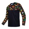 Cycling Jersey MenMTB T Shirt Long Sleeve Youth Off-Road Motorcycle Jersey Bicycle Clothes Anti-UV Hamburger XXL view 1