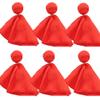 LJJCSFF 6pcs Football Girls Referee Flag Football Challenge Flags Tossing Flags Football Penalty Flags Set Party Accessory Red