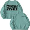 BOYRMSLGY Besties Sweatshirts for Women Somebody's Loud Ass Unfiltered Bestie Shirts Funny Saying Friend Gifts Tops Pullover view 1