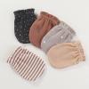 MAMIMAKA Baby Boys Caps Mittens and Thick Warm Socks Cotton Newborn Essentials Accessories (Hats+Gloves+Terry Socks),0-6 Months view 4