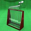Scpantkend Golf Club Rack Organiser, Wooden Golf Putter Stand for 13 Putter Holder, Golf Clubs Display Stand Storage Rack for The Green Garage Indoor view 2