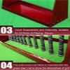 Scpantkend Golf Club Rack Organiser, Wooden Golf Putter Stand for 13 Putter Holder, Golf Clubs Display Stand Storage Rack for The Green Garage Indoor view 4