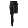 Men's Basketball Single Leg Tight Sports Pants 1/2 One Leg Compression Pants Athletic Base Layer Underwear (Black-Right-Long,L,Large) view 2
