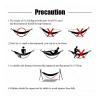 Camp Double Nylon Hammocks Camping Portable Parachute Hammock Outdoor Hiking Travel Backpacking Camping Gear Strong (Orange) view 4