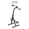 BXKCFYBSQ Mini Exercise Bikes,Bike Pedal Exerciser,Pedal Exerciser,with Handle Adjustable Fitness Equipment for Seniors for Arm or Leg Fitness and Rehabilitation Training view 2